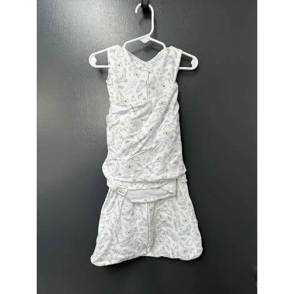HALO Innovations 100% Cotton Sleepsack Swaddle Wrap - S - Harry Potter Messenger